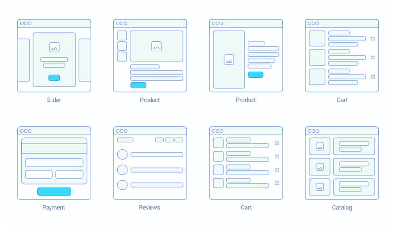 Design interface wireframe